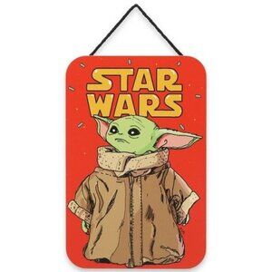 Star Wars Baby Yoda Grogu Wall Plaque For Fans & Collectors